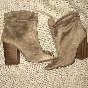 Tan ankle boots